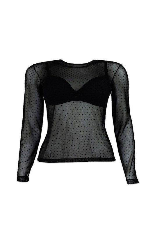 Blusa de Tule - Leveza e Sofisticação - Nuance