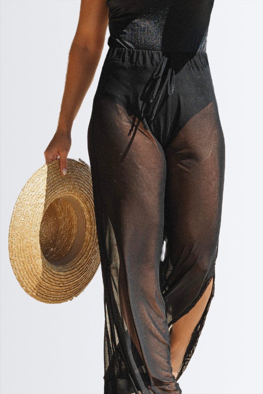 Calça de Tule Saída de Praia - Nuance