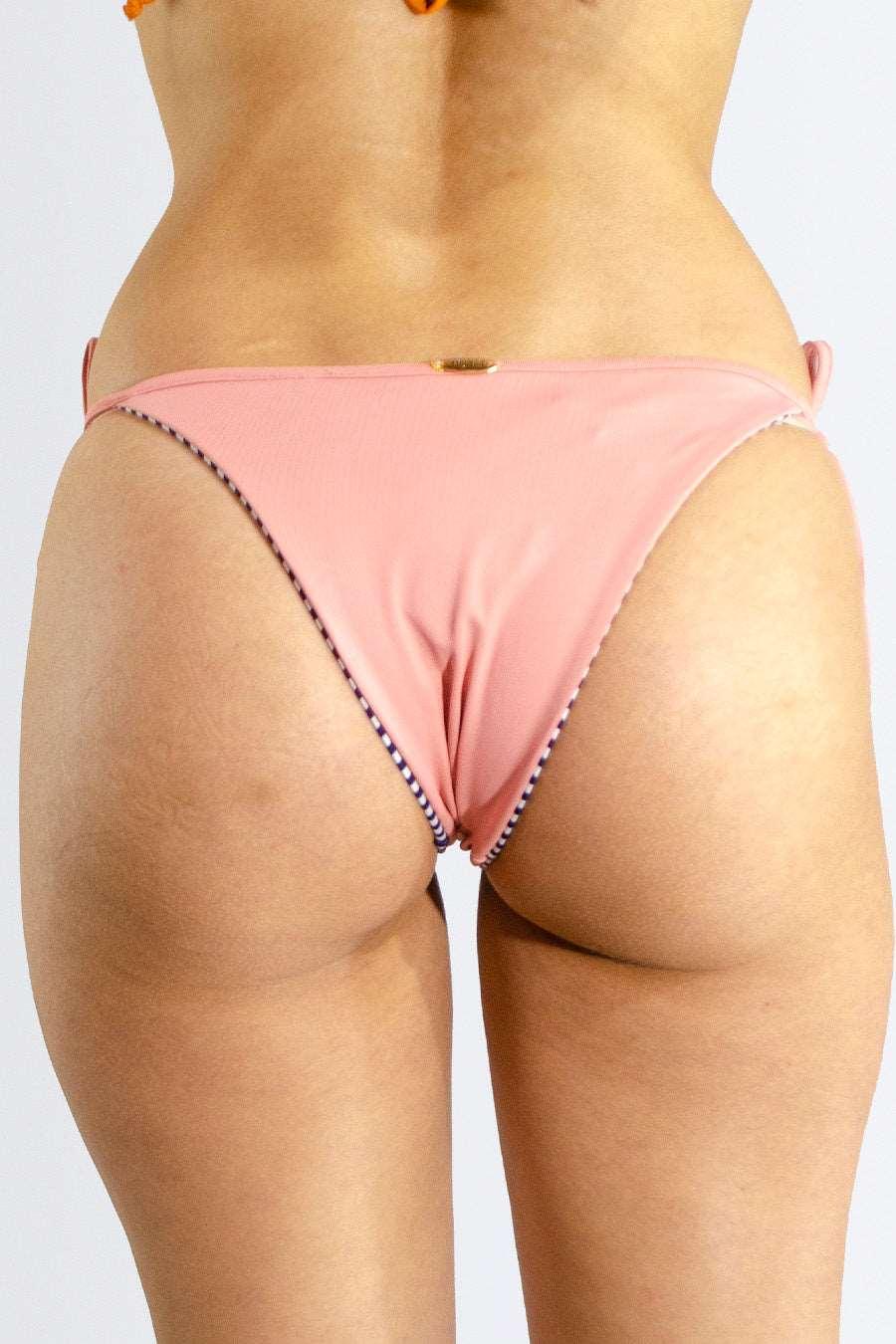 Calcinha Dupla Face com Amarração Lateral - Nuance