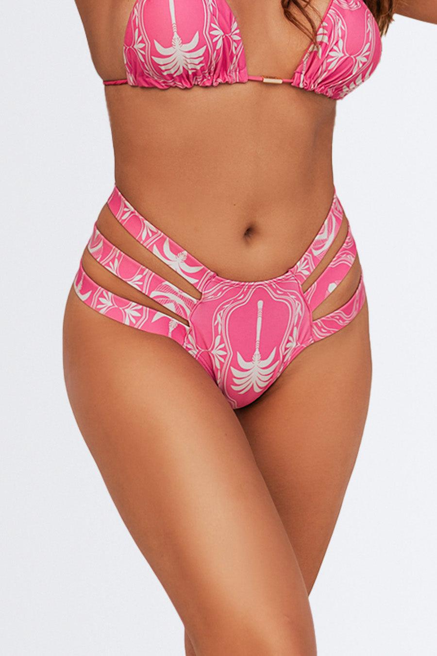 Calcinha Hot Pants de Tiras - Nuance
