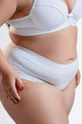Calcinha Ponto Aberto Plus Size Sem Elástico de Microfibra - Nuance