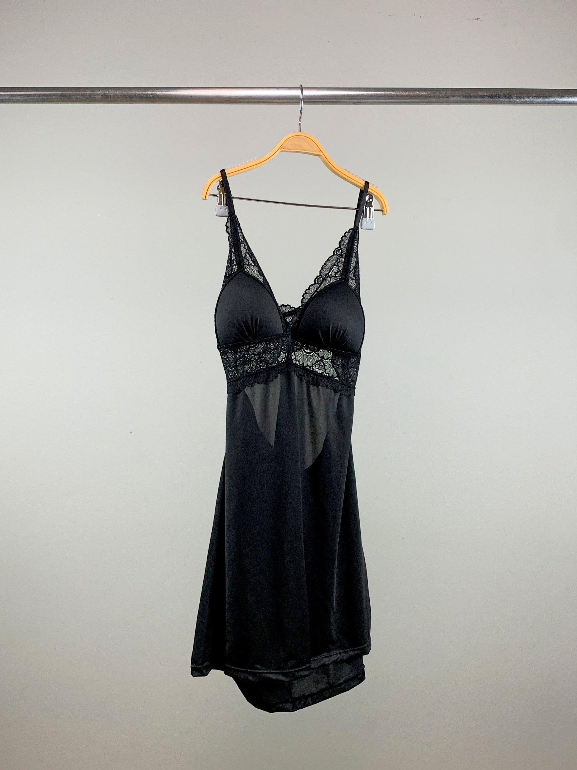 Camisola com Bojo e Renda - Nuance