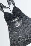 Camisola de Rendão + Calcinha Fio - Nuance