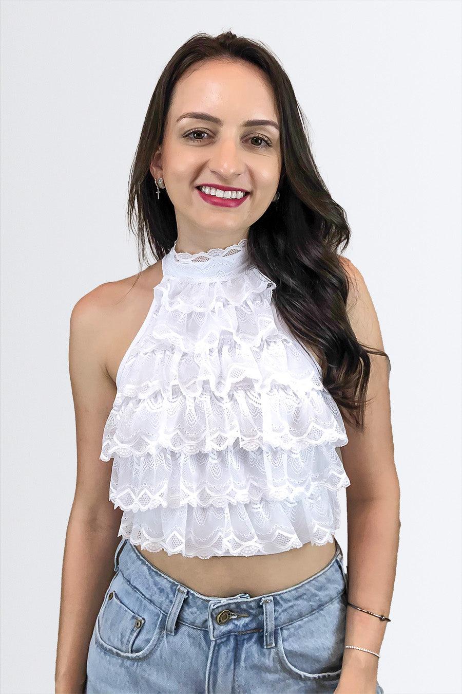 Cropped com Babados - Nuance