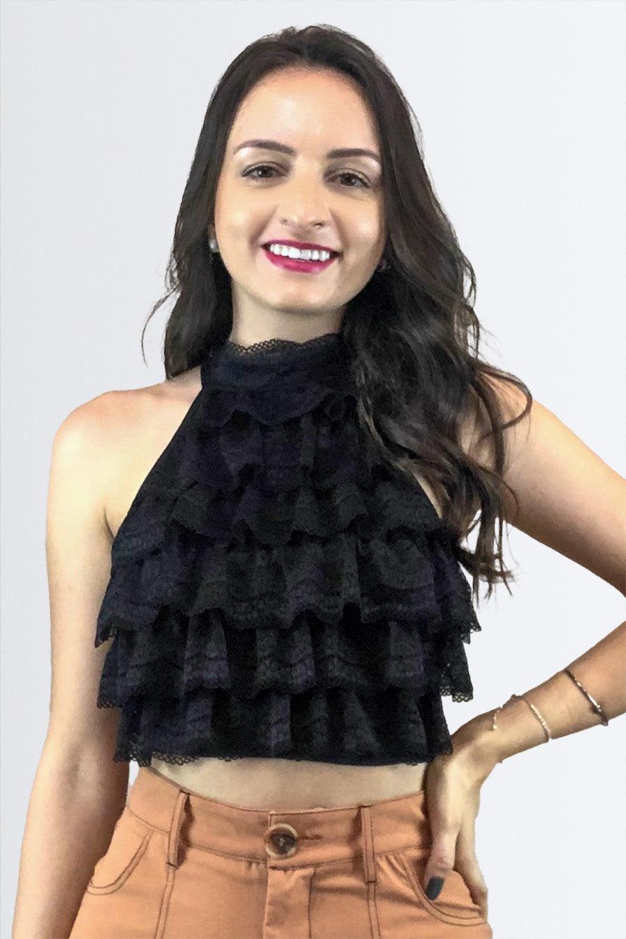 Cropped com Babados - Nuance