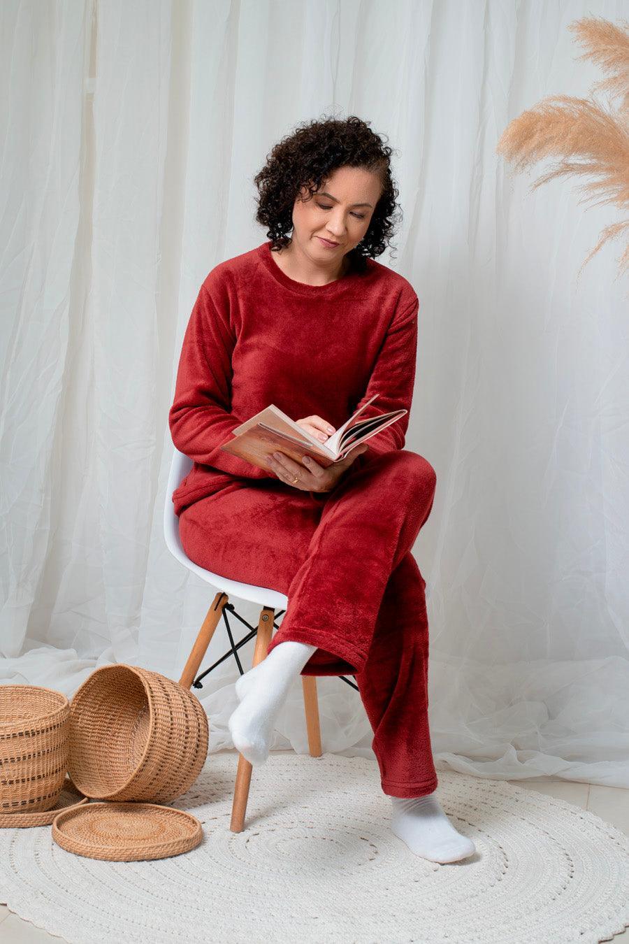 Pijama Longo em Fleece - Nuance