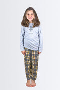 Pijama Longo Infantil Feminino Canelado - Nuance