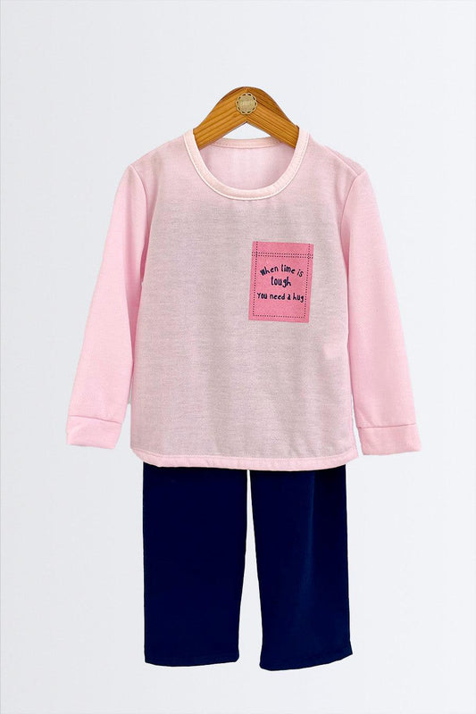 Pijama Longo Infantil Feminino Moletinho - Nuance