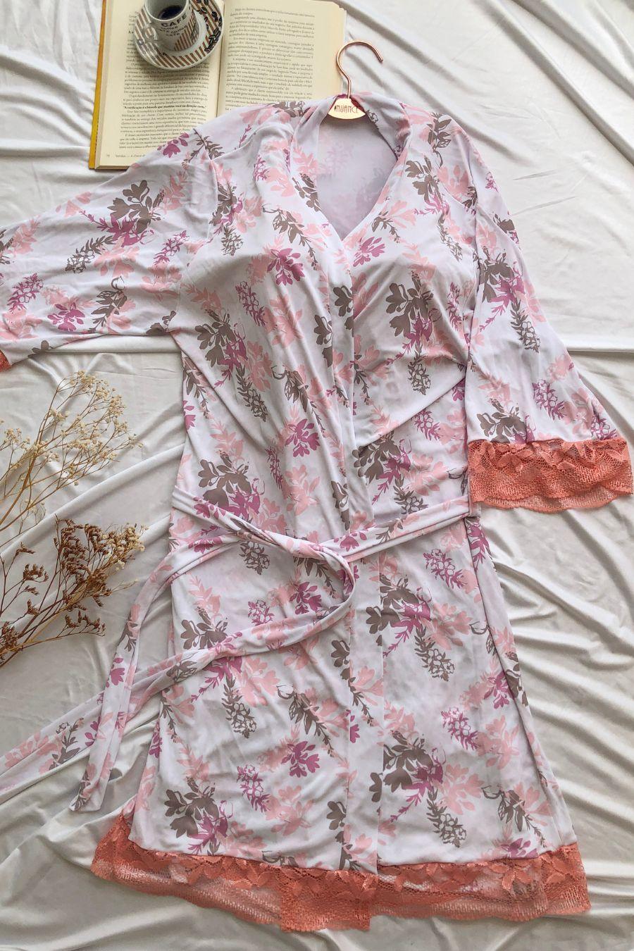 Robe com Renda - Nuance