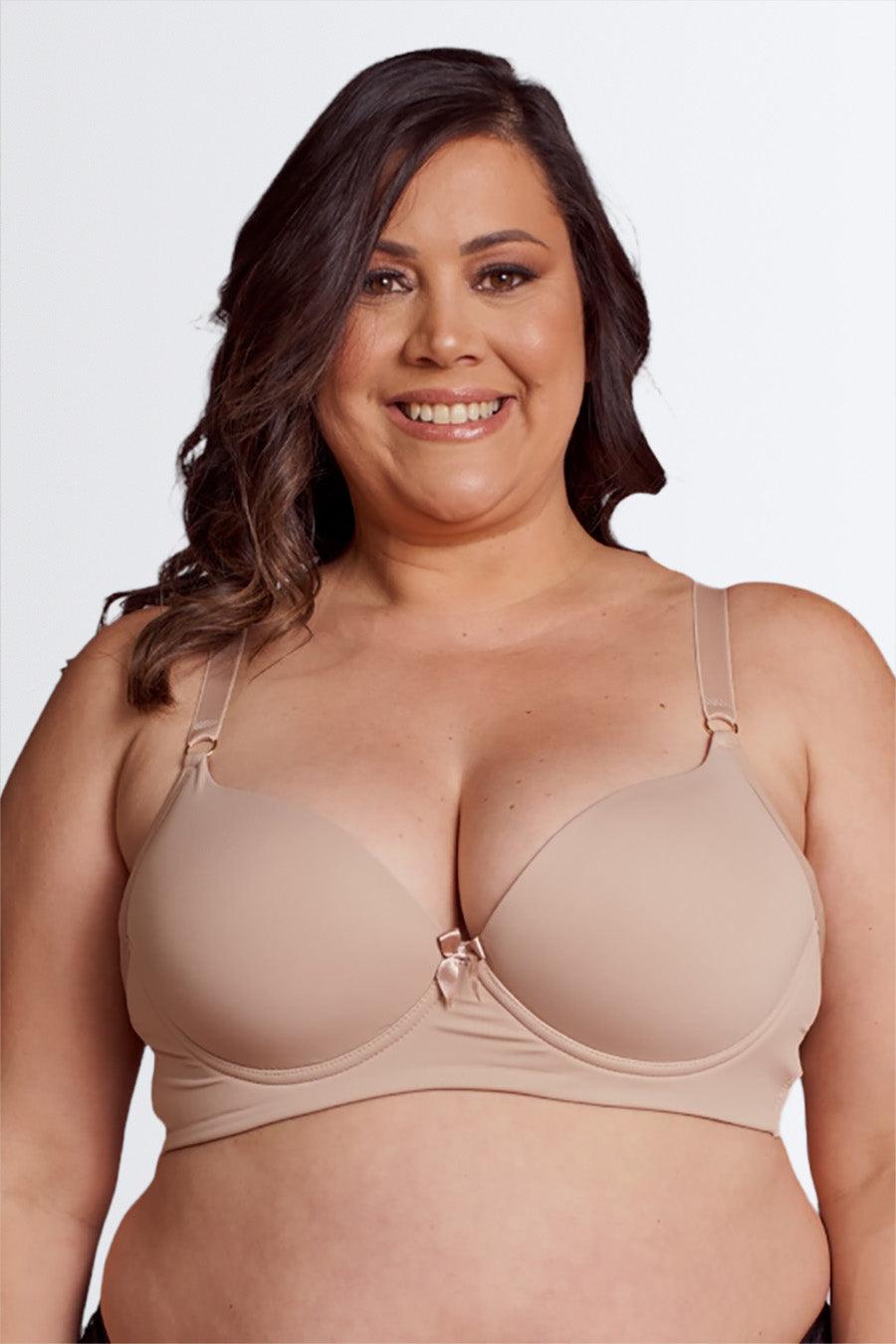 Soutien Plus Size com Base de Espuma de Cotton - Nuance