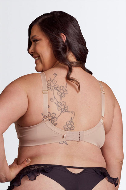 Soutien Plus Size com Base de Espuma de Cotton - Nuance
