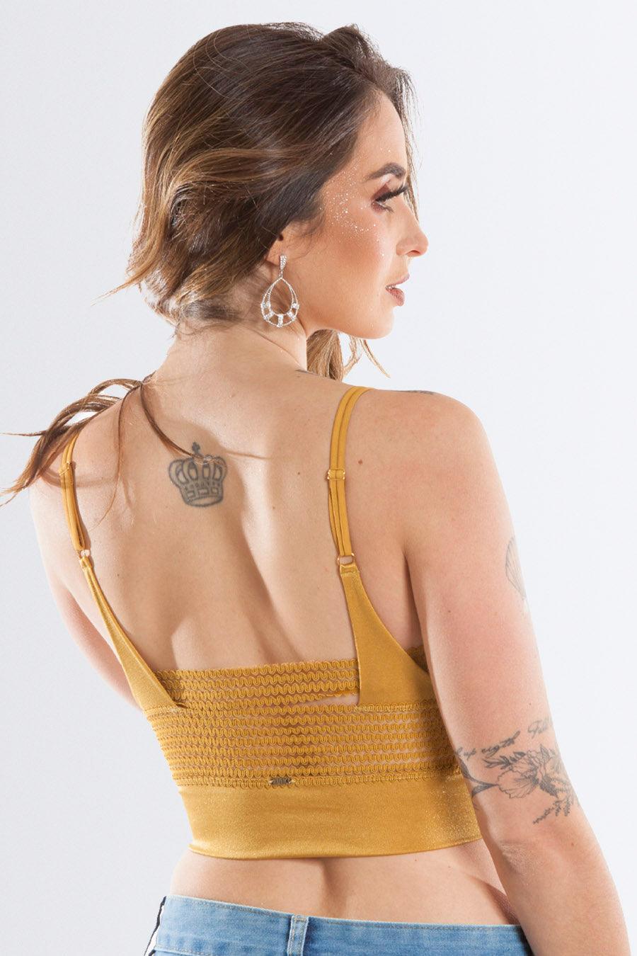 Top Cropped com Bojo Removível - Conforto e Estilo - Nuance