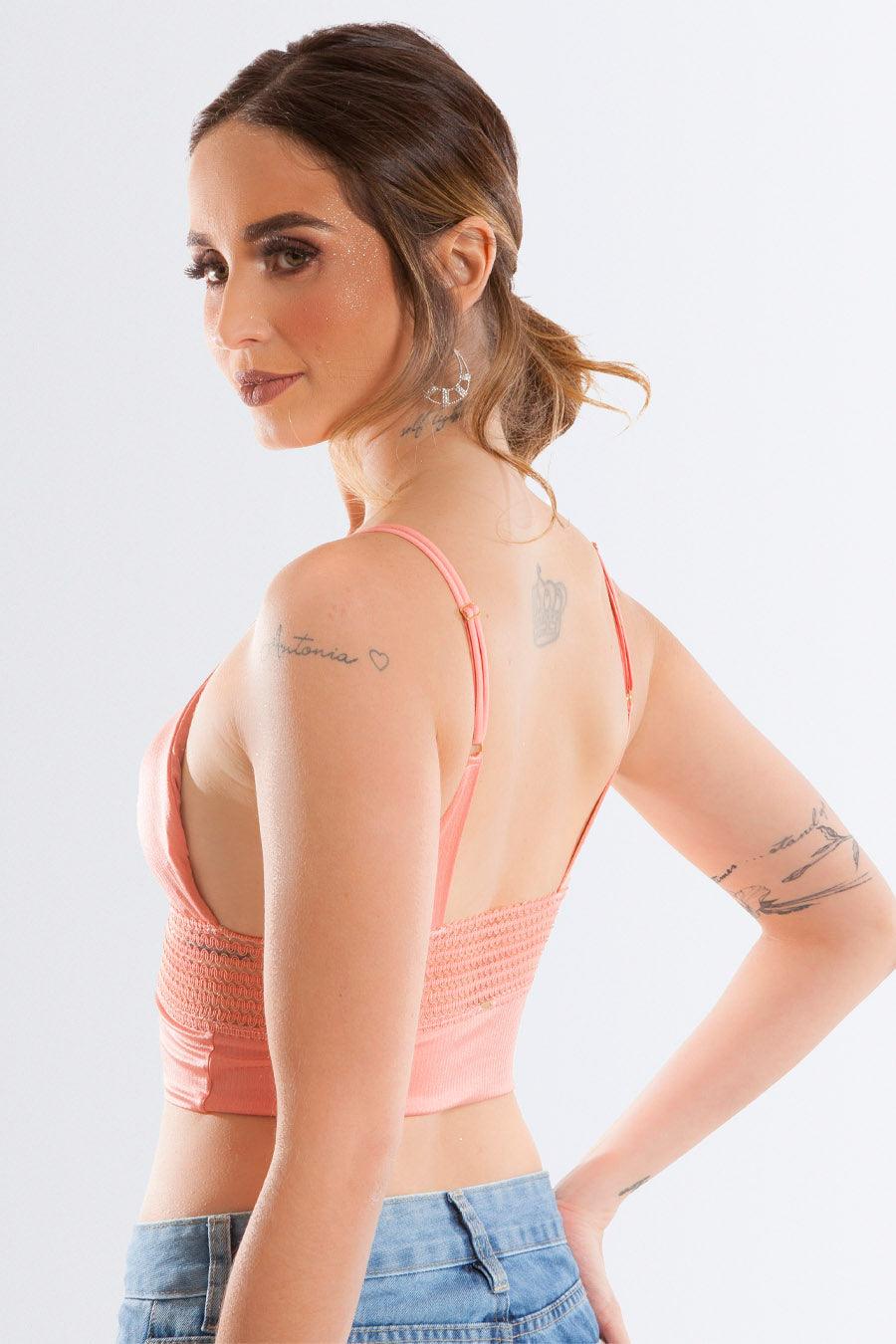 Top Cropped com Bojo Removível - Conforto e Estilo - Nuance