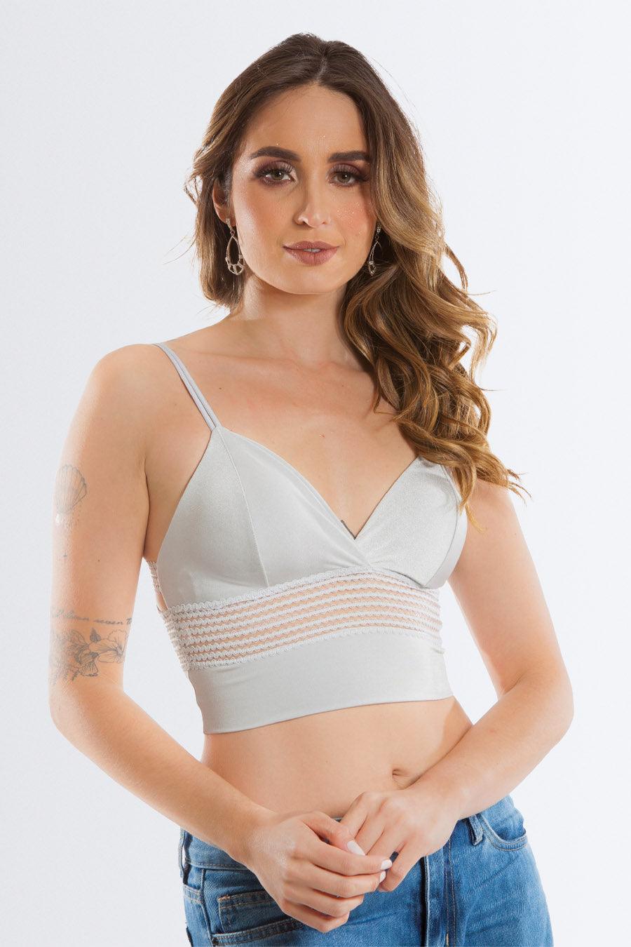 Top Cropped com Bojo Removível - Conforto e Estilo - Nuance