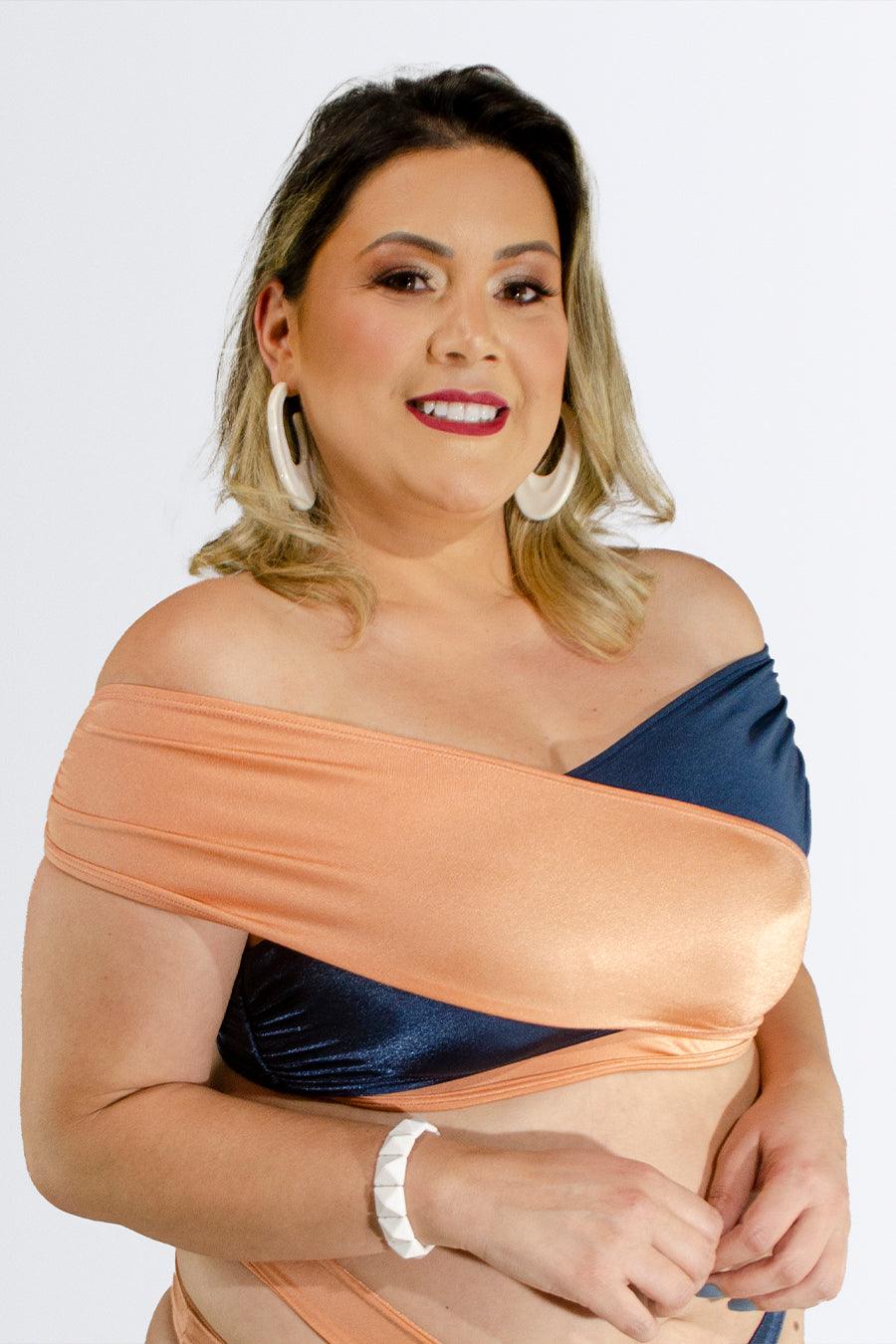 Top Ombro a Ombro Transpassado - Nuance